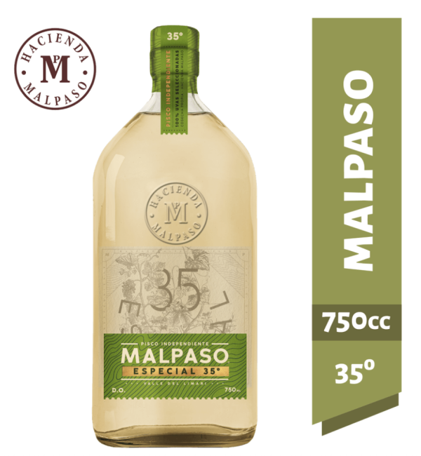 Pisco Mal Paso Especial 35° 750 cc